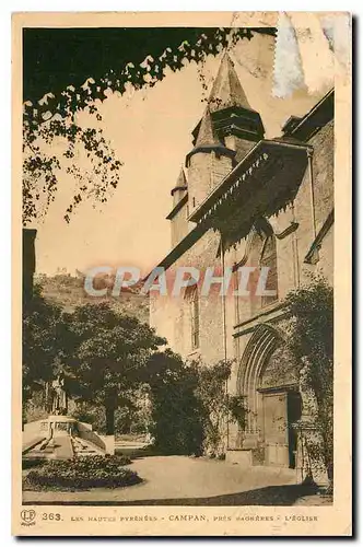 Cartes postales Les Hautes Pyrenees Campan l'Eglise