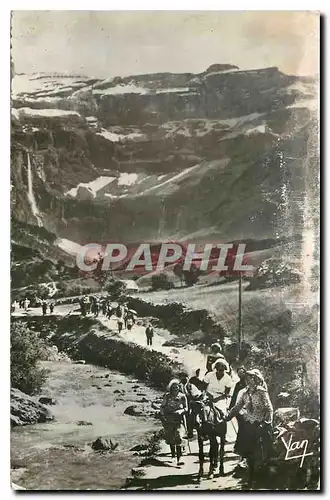 Ansichtskarte AK Gavarnie Retour du Cirque Ane Mule