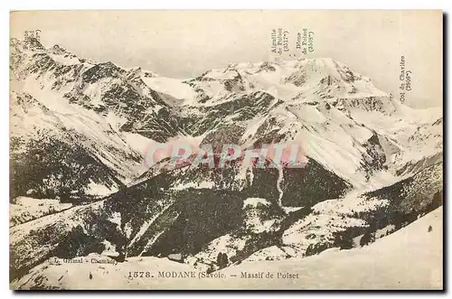 Cartes postales Modane Savoie Massif de Poiset