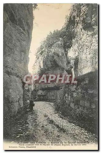 Cartes postales Les Echelles Entree de la Grotte inferieure