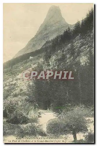 Cartes postales Pralognan la Vanoise Le Pont de Choliere et le Grand marchet