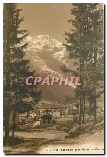 Cartes postales Chamonix et le Dome