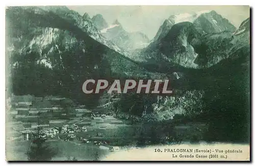 Cartes postales Pralognan Savoie Vue generale la Grande Casse