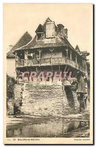 Cartes postales Salies de Bearn Vieille maison