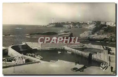 Ansichtskarte AK Biarritz Basses Pyr Le Port Vieux et le Phare