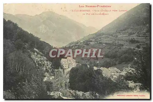 Ansichtskarte AK Les Basses Pyrenees Eaux bonnes Vue generale vers Larune Saint Mont