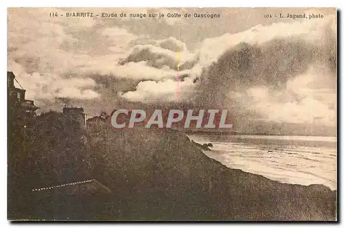 Cartes postales Biarritz Etude de nuage sur le Golfe de Gascogne