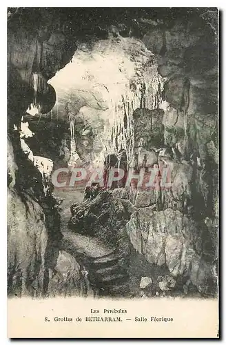 Cartes postales Les Pyrenees Grottes de Betharram Salle Feerique