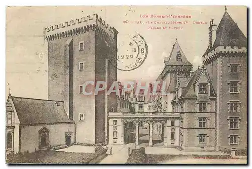 Ansichtskarte AK Les Basses Pyrenees Pau Le Chateau Henri IV