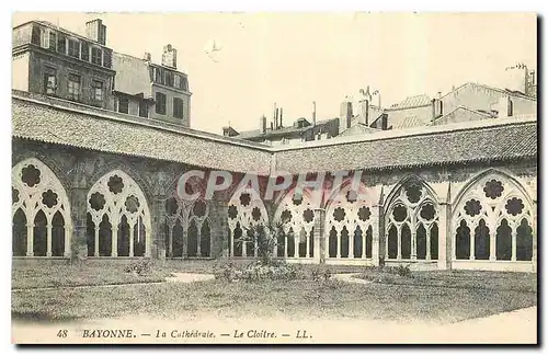 Ansichtskarte AK Bayonne La Cathedrale Le Cloitre