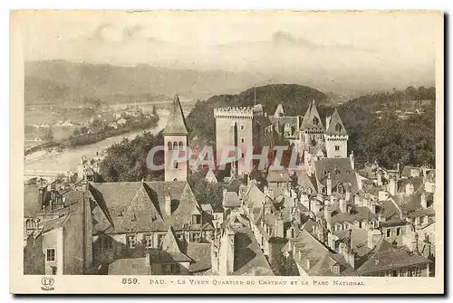 Cartes postales Pau Le Vieux Quartier du Chateau et le Parc National