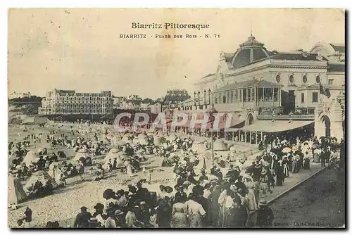 Ansichtskarte AK Biarritz Les Bains du Port Vieux et Villas