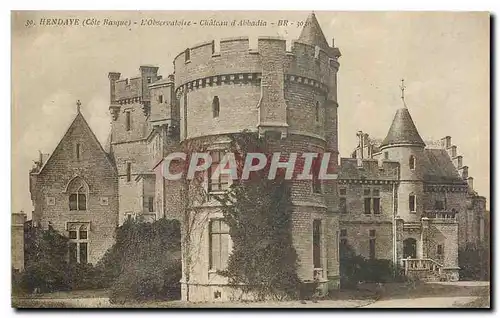 Cartes postales Hendaye Cote Basque l'Observatoire Chateau d'Abbadia