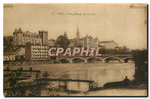 Cartes postales Pau Vue geenrale sur le Gave