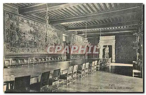 Ansichtskarte AK Pau Interieur du Cateau la salle a Manger