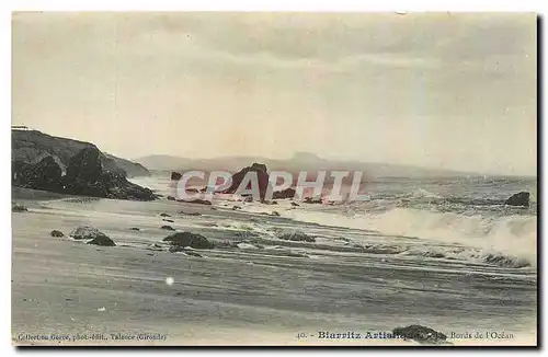 Cartes postales Biarritz Artistique Les Bords de l'Ocean