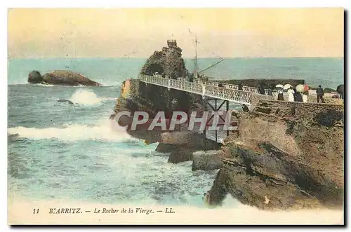 Cartes postales Biarritz Le Rocher de la Vierge