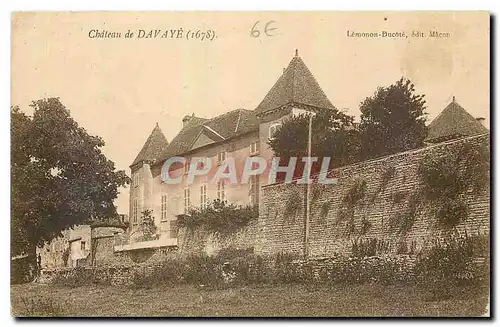 Ansichtskarte AK Chateau de Davaye Lemonon Ducote C