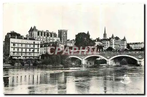 Cartes postales Pau vue panoramique le pont de Jurancon