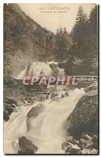 Ansichtskarte AK Cauterets Cascade de Lutour