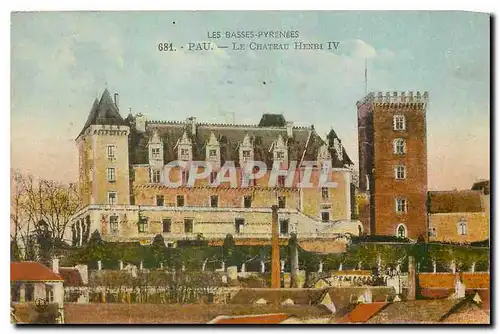 Cartes postales Les Basses Pyrenees Pau le Chateau Henri IV