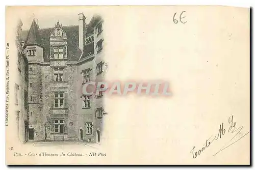 Cartes postales Pau Cour d'Honneur du Chateau