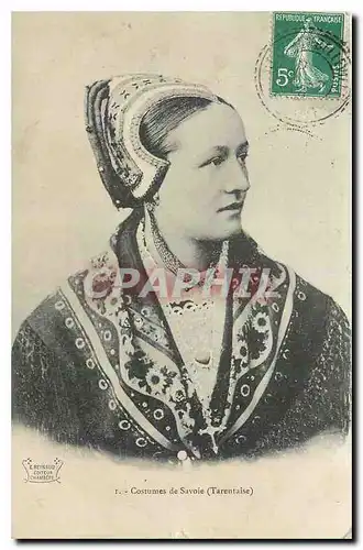 Cartes postales Costumes de Savoie Tarentaise