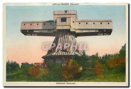 Cartes postales Aix les Bains Savoie Solarium tournant