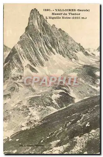 Cartes postales Valloires Savoie Massif du Thabor l'Aiguille Noire