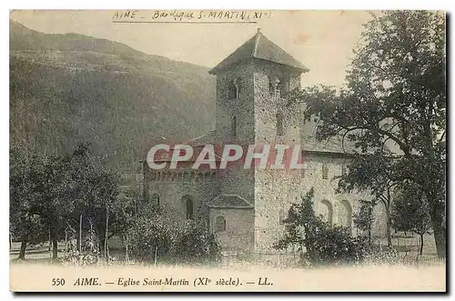 Cartes postales Aime Eglise Saint Martin XI siecle