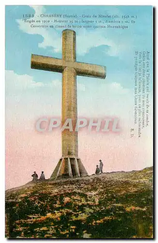 Cartes postales Chambery Savoie Croix du Nivolet