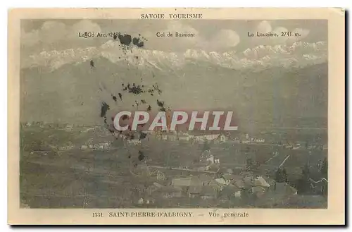 Cartes postales Savoie tourisme Saint Pierre d'Albigny vue generale