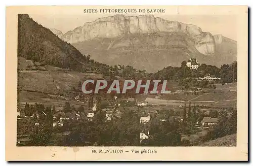 Cartes postales Menthon vue generale