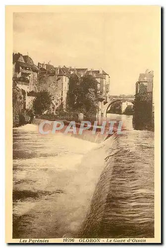 Cartes postales Les Pyrenees Oloron le Gave d'Ossau