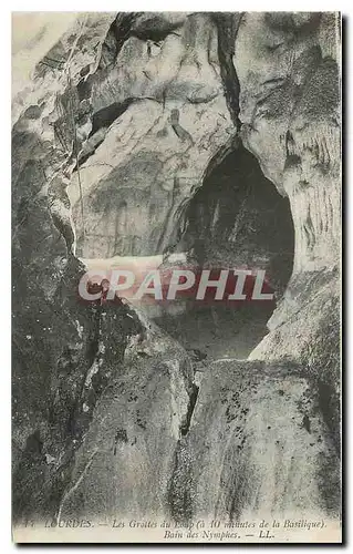 Cartes postales Lourdes les Grottes du Loup Bain des Nymphes