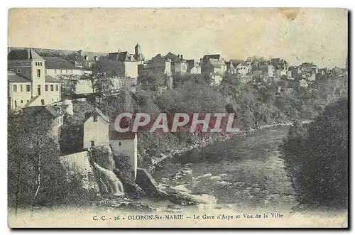 Cartes postales Oloron Ste Marie Le Gave d'Aspe et Vue de la Ville