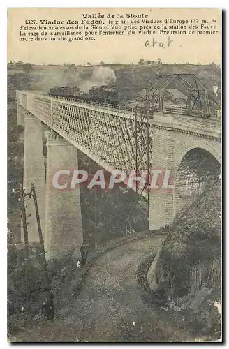 Ansichtskarte AK Vallee de la Sioule Viadux des Fades