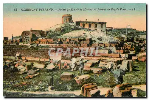 Ansichtskarte AK Clermont Ferrand Ruines du Temple de Mercure au Sommet du puy de Dome