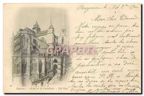 Cartes postales Bayonne Abside de la Cathedrale