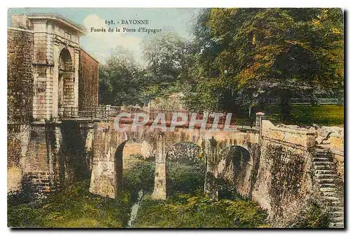 Cartes postales Bayonne Fosses de la Porte d'Espagne
