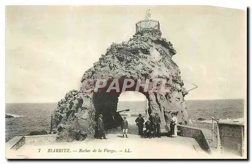 Cartes postales Biarritz Rocher de la Vierge
