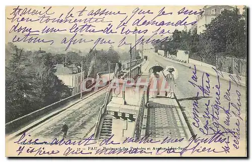 Cartes postales Pau Boulevard des Pyrenees et Avenue Leon Say