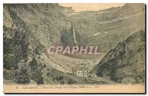 Cartes postales Gavarnie Hotel du Cirque et le Cirque