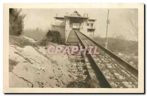 Ansichtskarte AK Lourdes Gare Superieure du Funiculaire