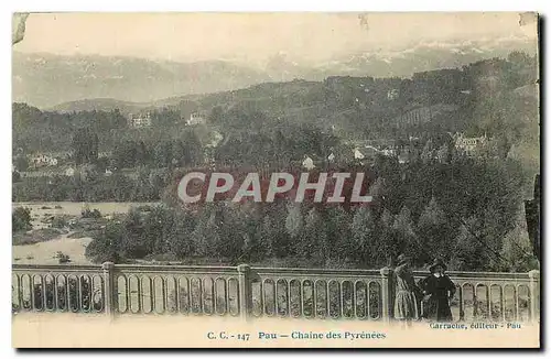 Cartes postales Pau Chaine des Pyrenees