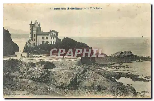 Ansichtskarte AK Biarritz Artistique la Villa Belza