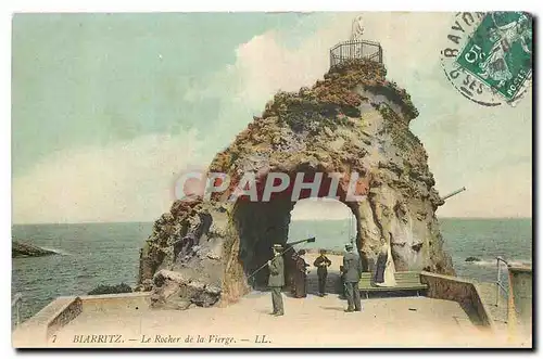 Cartes postales Biarritz le Rocher de la Vierge
