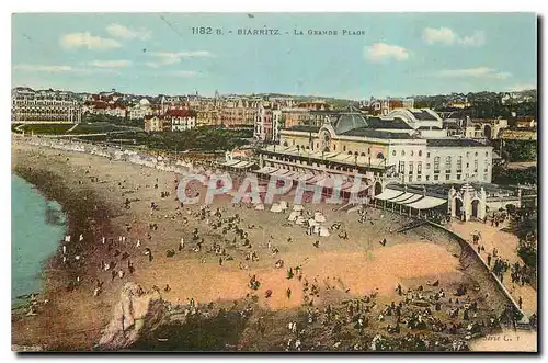 Cartes postales Biarritz la Grande Plage