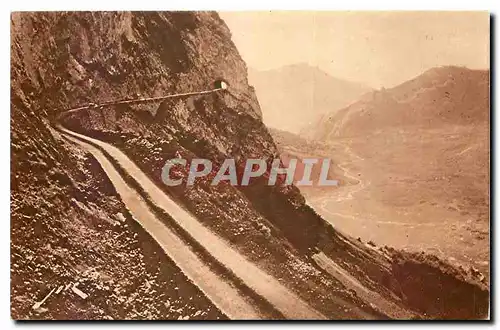 Cartes postales Route Thermale du Col d'Aubisque le Tunnel aux rochers de Bazen