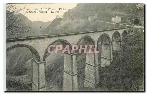 Ansichtskarte AK Auvergne Thiers le Viaduc du Grand Tournant